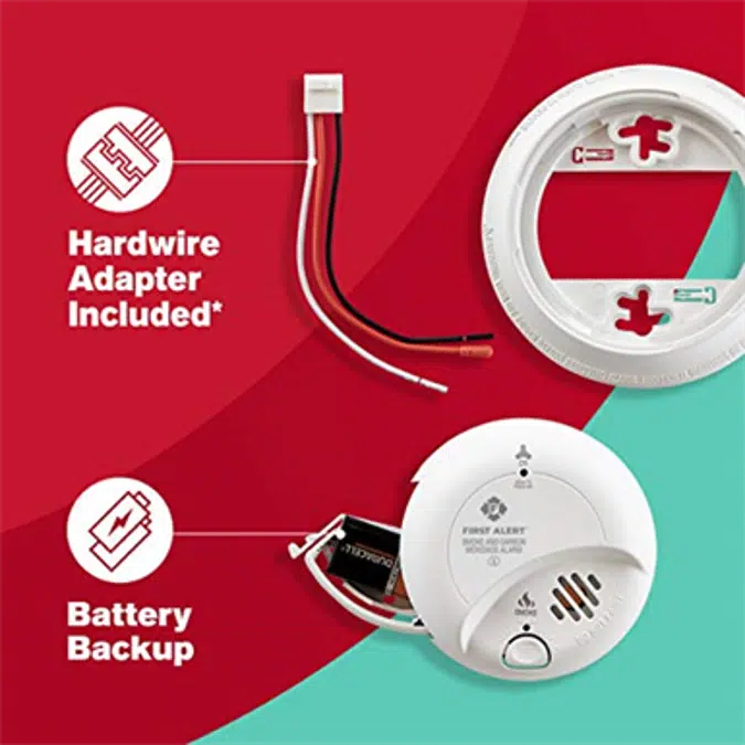 First Alert SC9120B Hardwired Smoke and Carbon Monoxide Detector