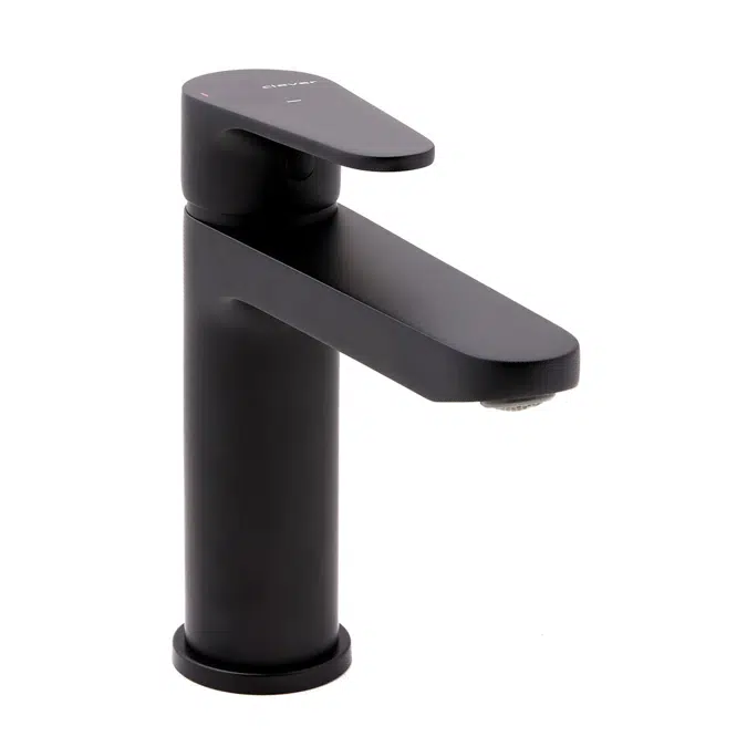 Grifo de lavabo monomando 110mm 5l/min Rocket Cold Open y Negro Mate