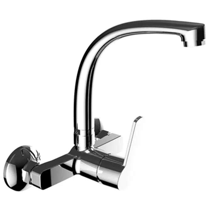 Single lever kitchen mixer Panam Evo Xtreme Wall mounted by Clever