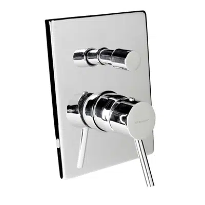 afbeelding voor Caiman Elegance for concealed installation bath & shower mixer on iClever box