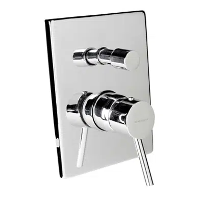 Image for Caiman Elegance for concealed installation bath & shower mixer on iClever box