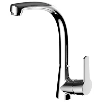 Single lever kitchen mixer Panam Evo Xtreme tube spout by Clever图像