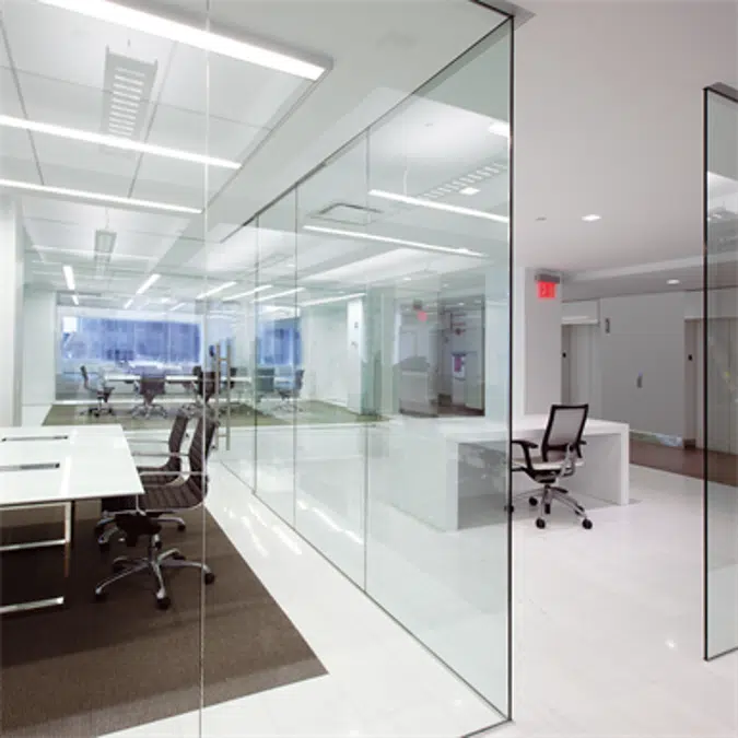 Interior Glass Walls PURE® Series - Slider-Mounted_R14