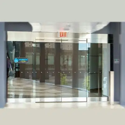 imagem para Automatic Sliding Door, All Glass ESA500 Showcase