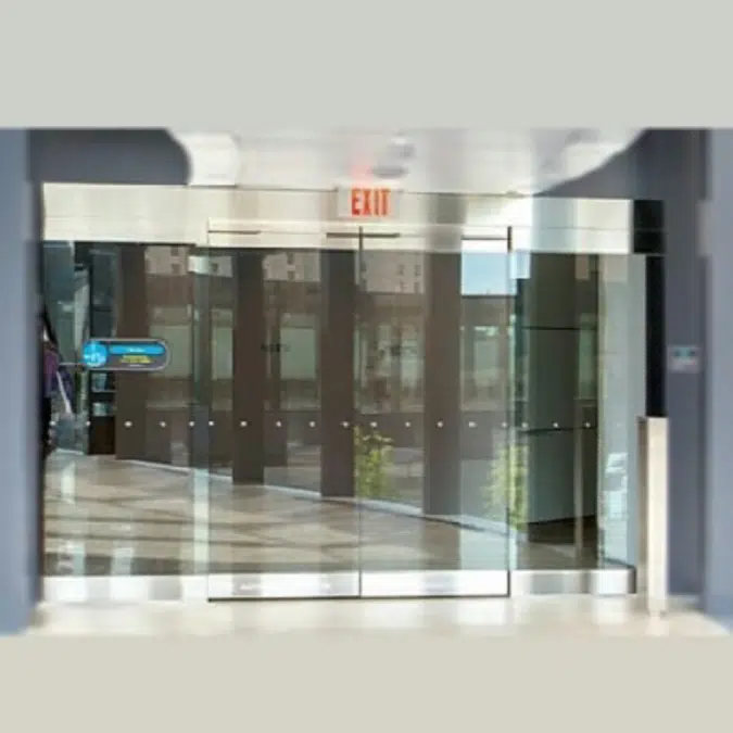 Automatic Sliding Door, All Glass ESA500 Showcase