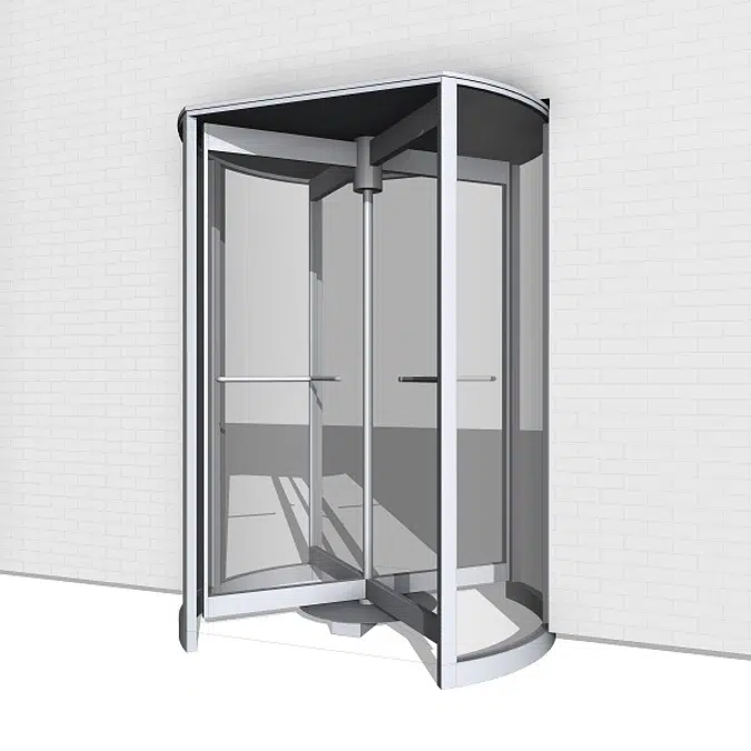 Revolving Door, All Glass Crane 4000 Series Showcase