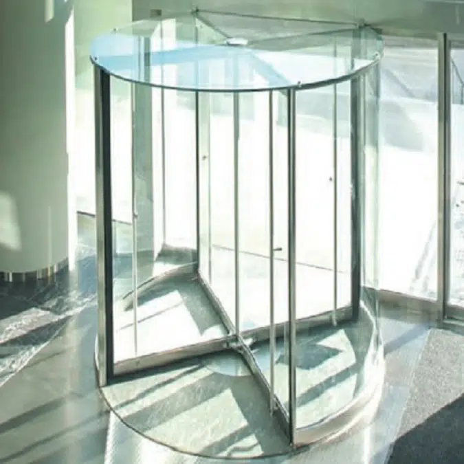 Revolving Door, All Glass Crane 4000 Series Showcase