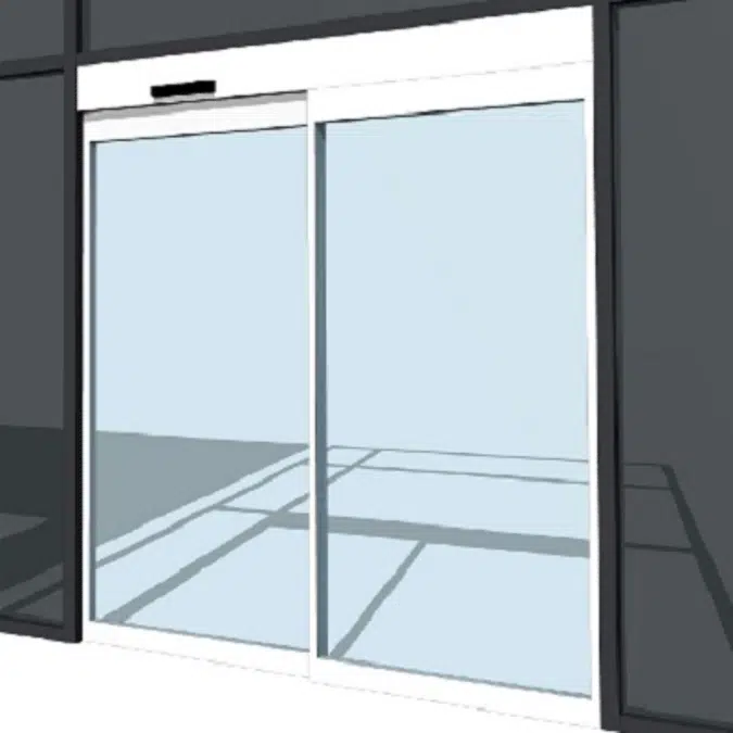 Automatic Sliding Door, Fine Frame ESA400 Showcase