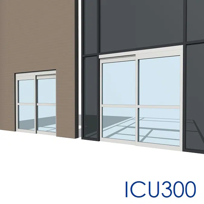 Manual Sliding Door, ICU 300/1200 Showcase