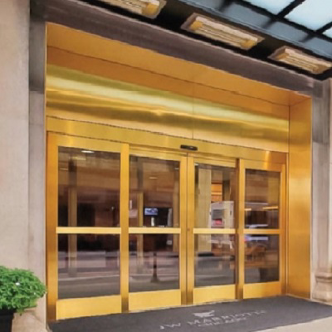 BIM objects Free download! Automatic Sliding Door, Full Breakout