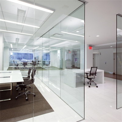 Immagine per Interior Glass Walls PURE® Series - Enclosed Pivot - BTS Closer_r14