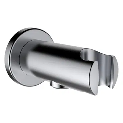 Obrázek pro Kartell by Laufen, Elbow to the wall, Elbow to the wall with wall connection elbow, projection 42 mm, PVD inox look