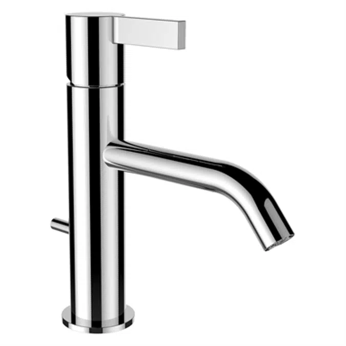 Kartell by Laufen, Mitigeur de lavabo, Saillie 135 mm, goulot fixe, av. vidage