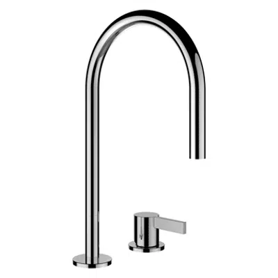 billede til Kartell by Laufen, Basin faucet, Projection 166 mm, swivel spout, w/o pop-up waste