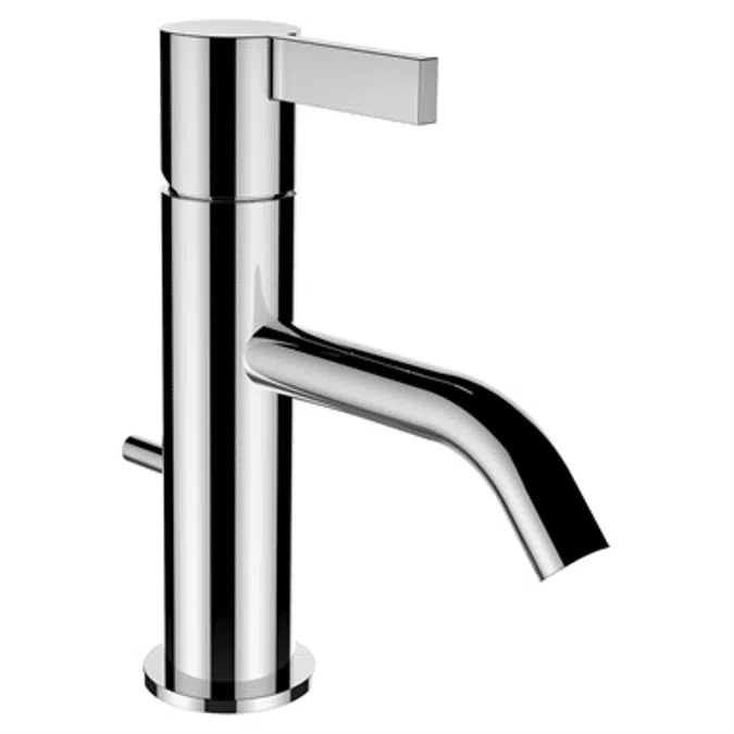 Kartell by Laufen, Mitigeur de lavabo, Saillie 115 mm, goulot fixe, av. vidage