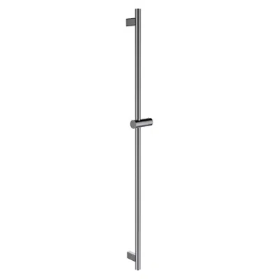 Image for Kartell by Laufen, Shower slide bar, TwinGliss, 600 mm, PVD inox look