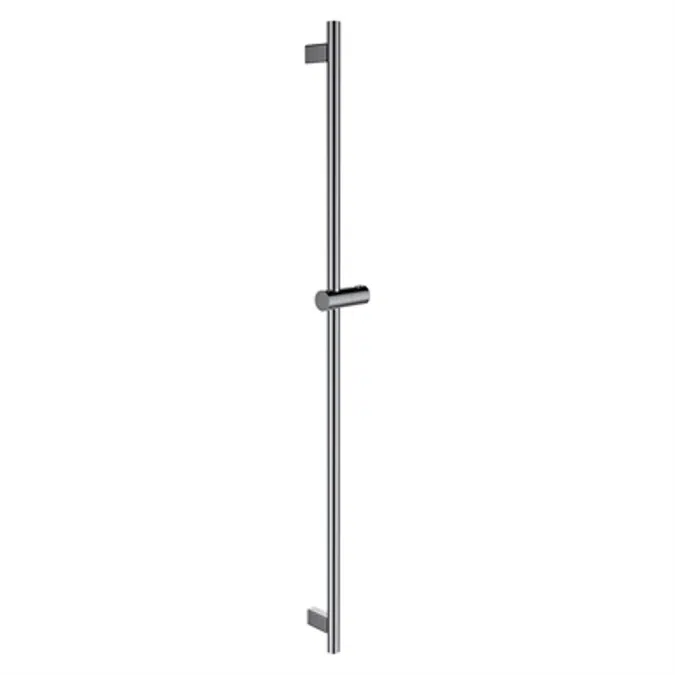 Kartell by Laufen, Shower slide bar, TwinGliss, 600 mm, PVD inox look