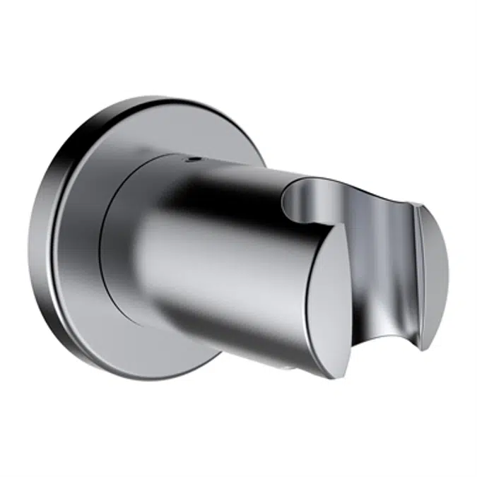 Kartell by Laufen, Wall connection elbow, Wall connection elbow, projection 52 mm, PVD inox look