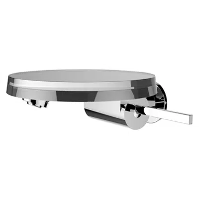 Image for Kartell by Laufen, Wall-mounted mixer, Projection 186 mm, fixed spout, w. Disc bowl