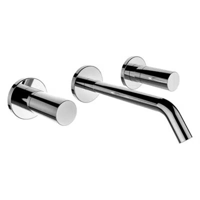 Image for Kartell by Laufen, Concealed wall-mounted basin mixer, 2-handle, projection 175 mm, fixed spout