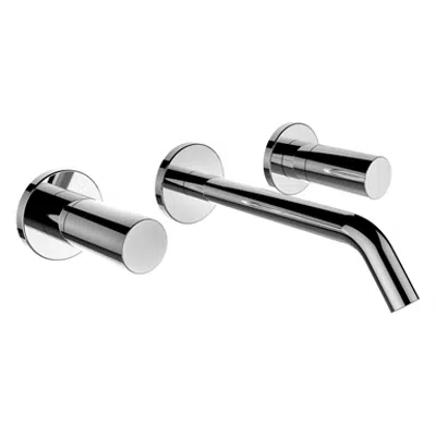 afbeelding voor Kartell by Laufen, Concealed wall-mounted basin mixer, 2-handle, projection 175 mm, fixed spout