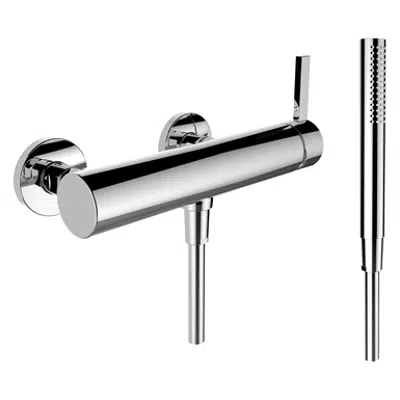 Image for Kartell by Laufen, Shower faucet, Mounting dist. 153 mm, w. fittings, w. accessories