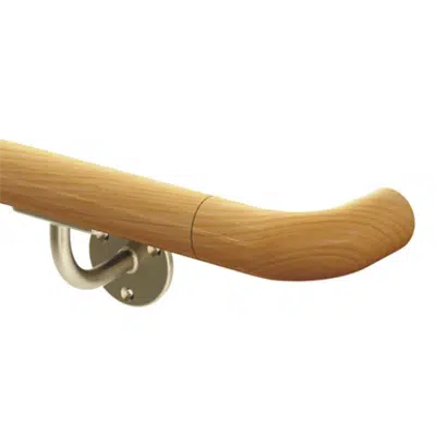 Obrázek pro Wood and stainless steel Handrail / HWS.34