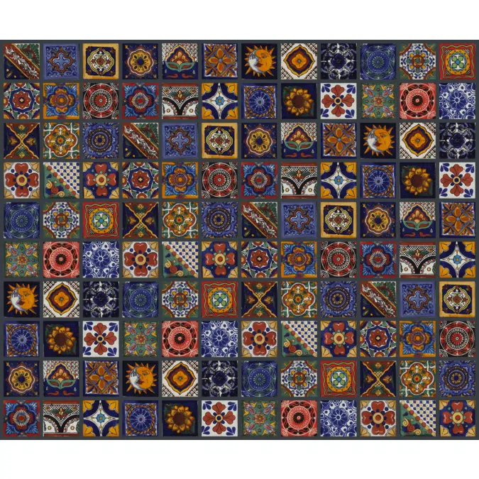 Mexican Tiles - set of 120 Decorative ceramic tiles 5x5