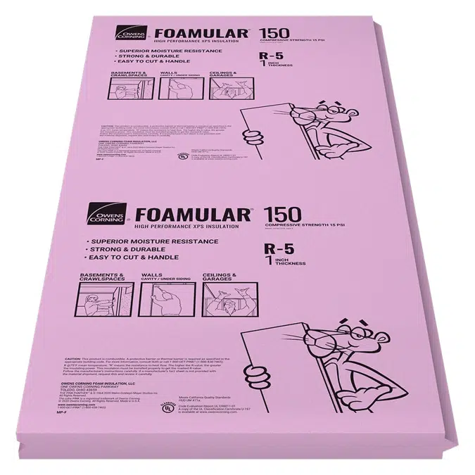 FOAMULAR® F-150-2x48x96-Scored Square Edge