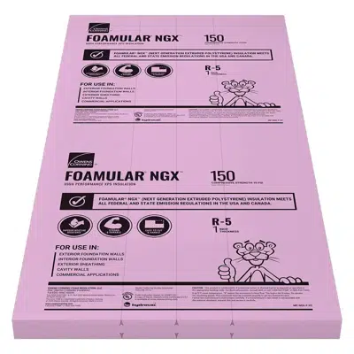 FOAMULAR® NGX™ F-150-1x48x96-Scored Square Edge图像