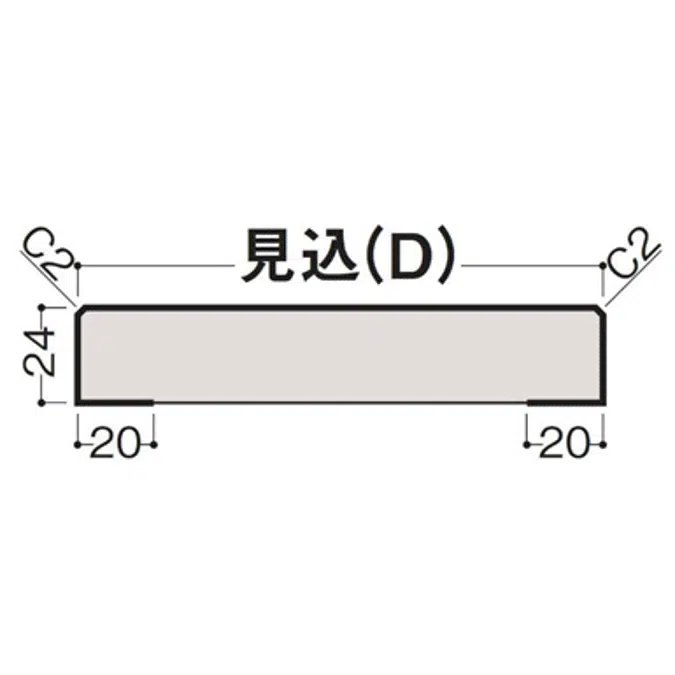 MT7265-13MW hapia　無目枠固定式 ダルブラウン 在来工法用 縦用