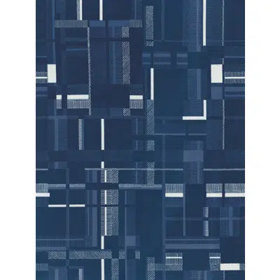 bild för Fabric with Collapsed checkered pattern [ 崩し市松 ]