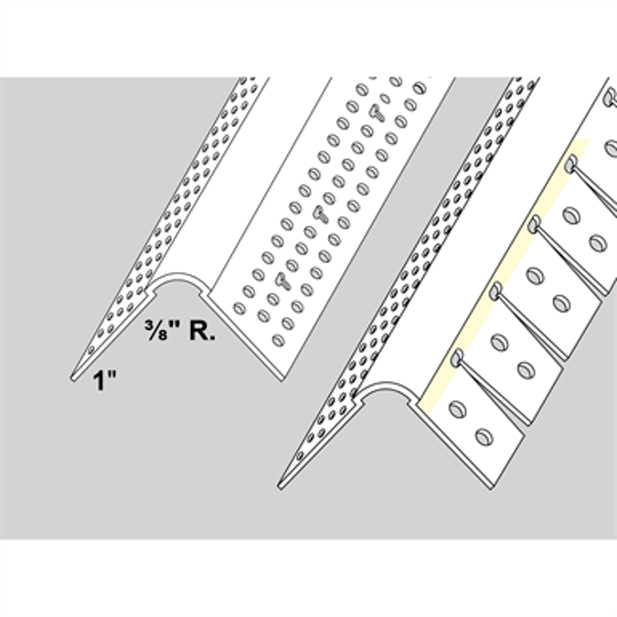 BIM objects - Free download! Corner Beads - 350 Bullnose | BIMobject