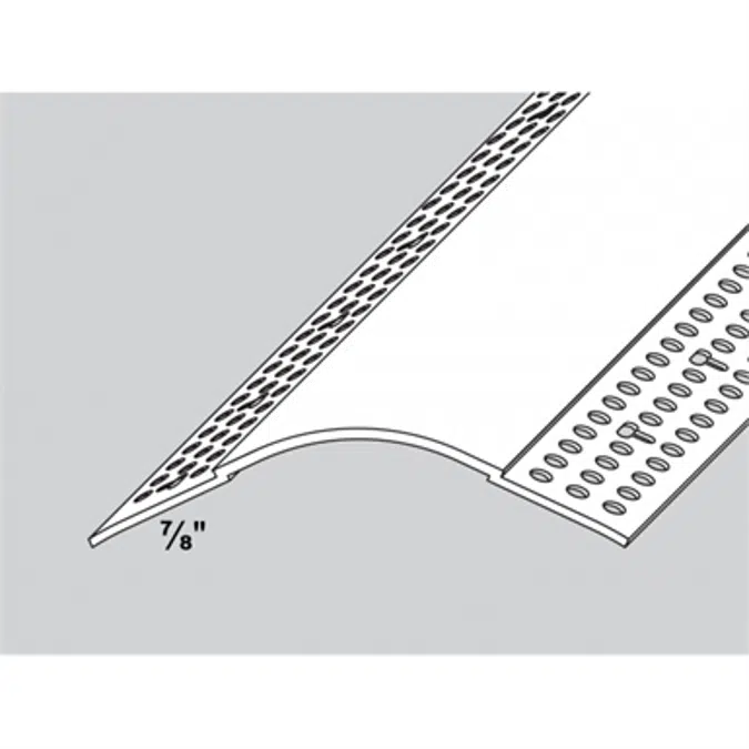 BIM objects - Free download! 1-1/2" R. Bullnose Splayed Corner Bead ...