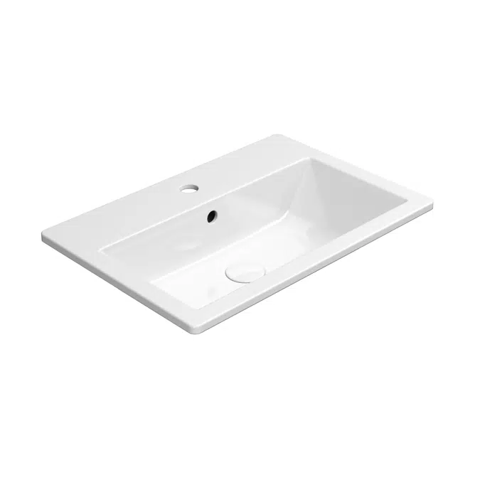 Kube X - Built-in Washbasin 58x40