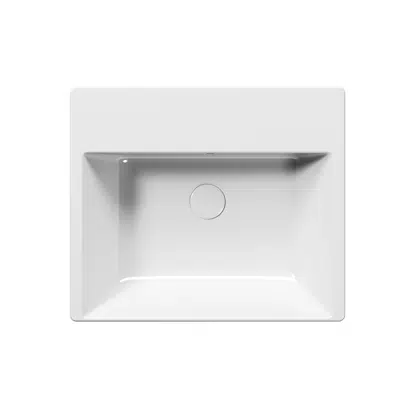 изображение для Kube X - Semi-recessed washbasin 55x47