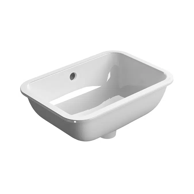 Pura - Lavabo sottopiano 50x35