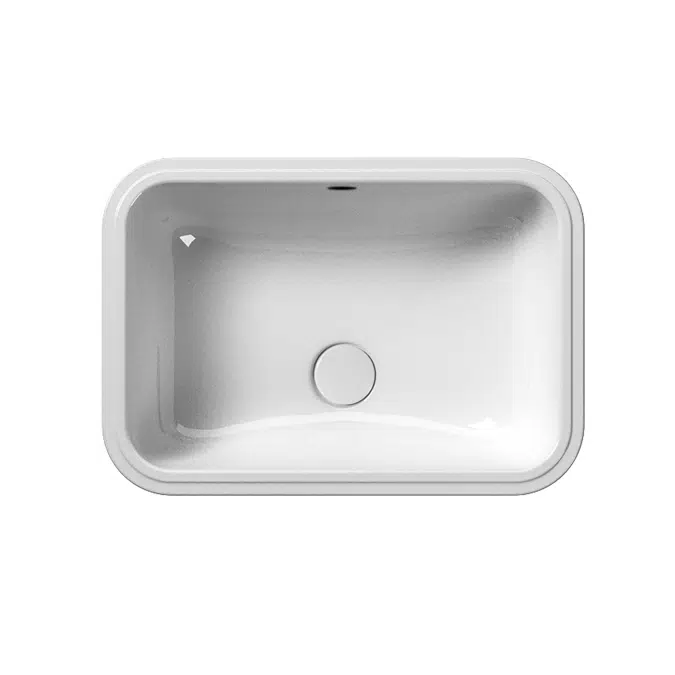 Pura - Lavabo sottopiano 50x35