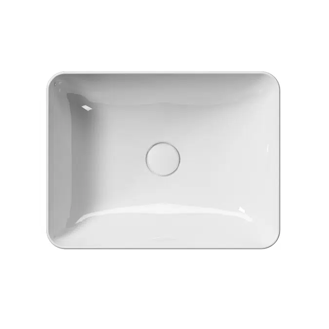 Nubes - Lavabo ad appoggio 50x38