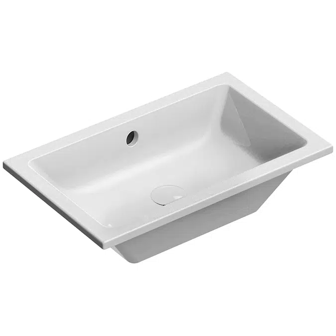 Kube X - Lavabo incasso 60x37