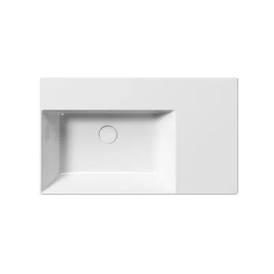 Image for Kube X - Washbasin 80x47 with top right
