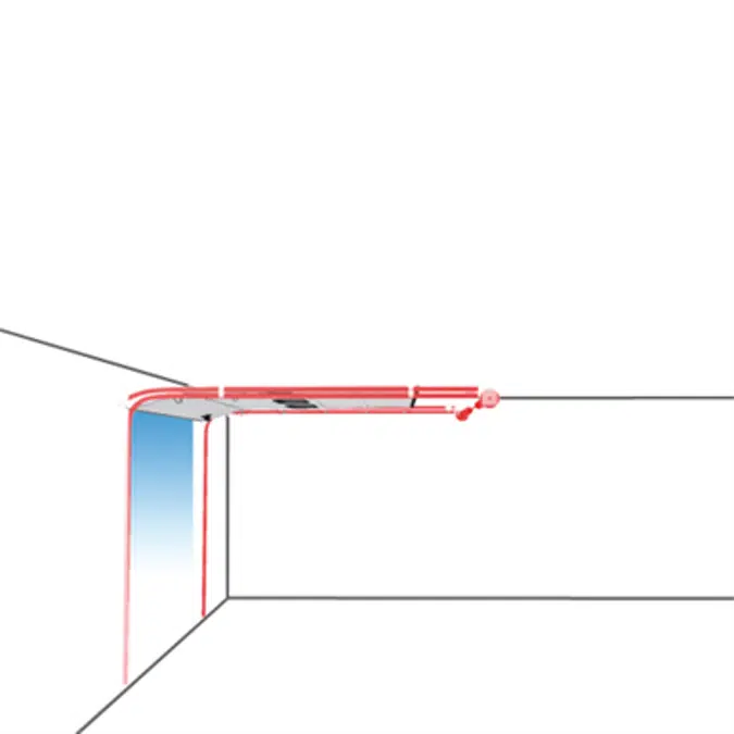 Sectional overhead door 601 - low lift - Full vision panels