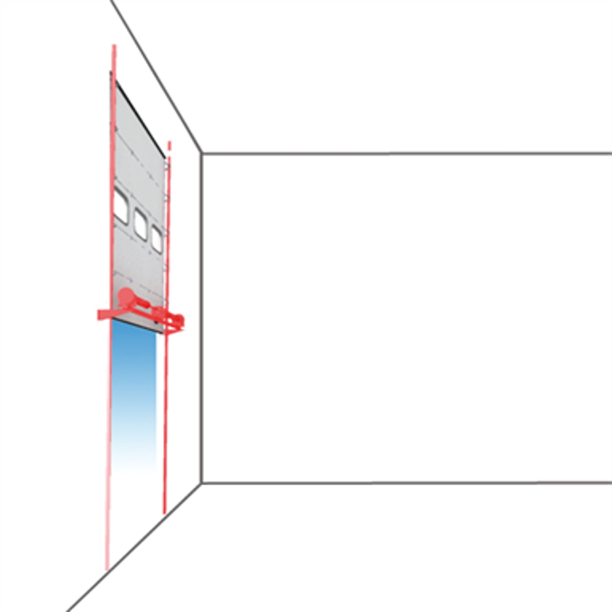 BIM objects - Free download! Sectional overhead door 601 - pre ...