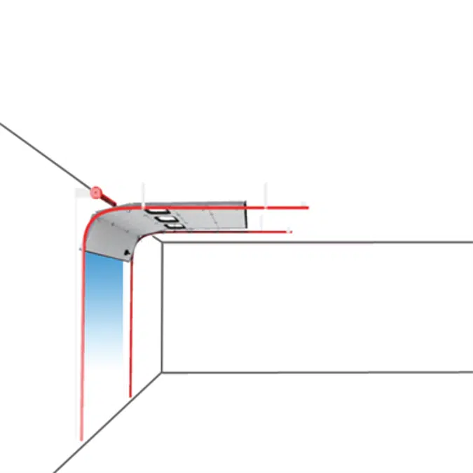 Sectional overhead door 601 - standard lift - 40mm panels