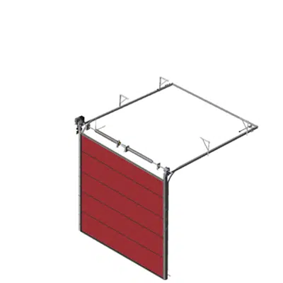 Image for Sectional overhead door 601 - standard lift - 40mm panels