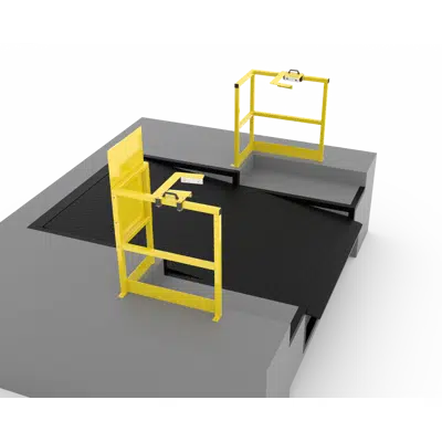 Image for Safety Fences Stepped Dock