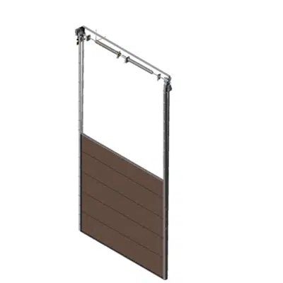 Image pour Sectional overhead door 601 - vertical lift - 80mm panels