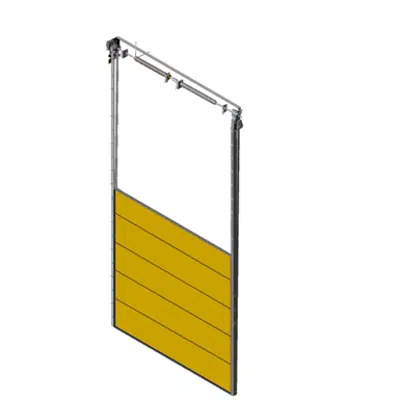 Image pour Sectional overhead door 601 - vertical lift - 40mm panels