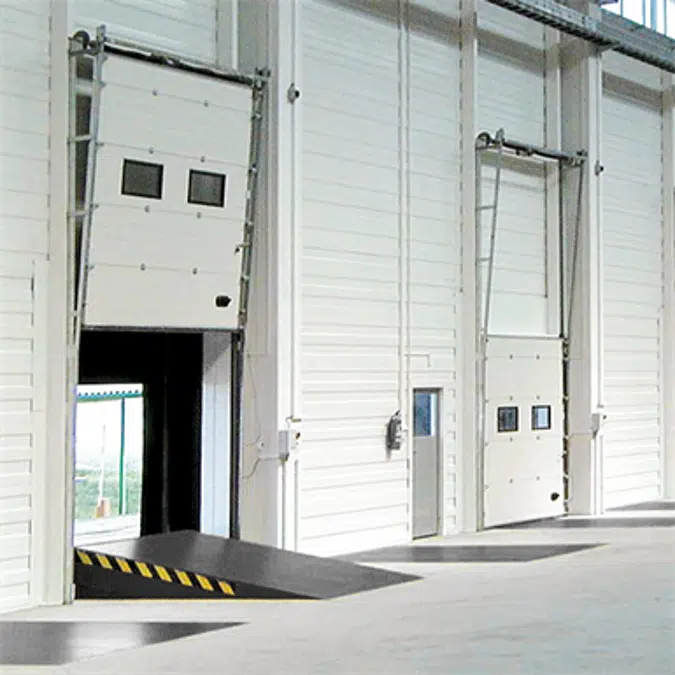 Sectional overhead door 601 - vertical lift - 40mm panels