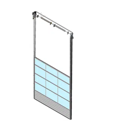 Image for Sectional overhead door 601 - vertical lift - Full vision panels